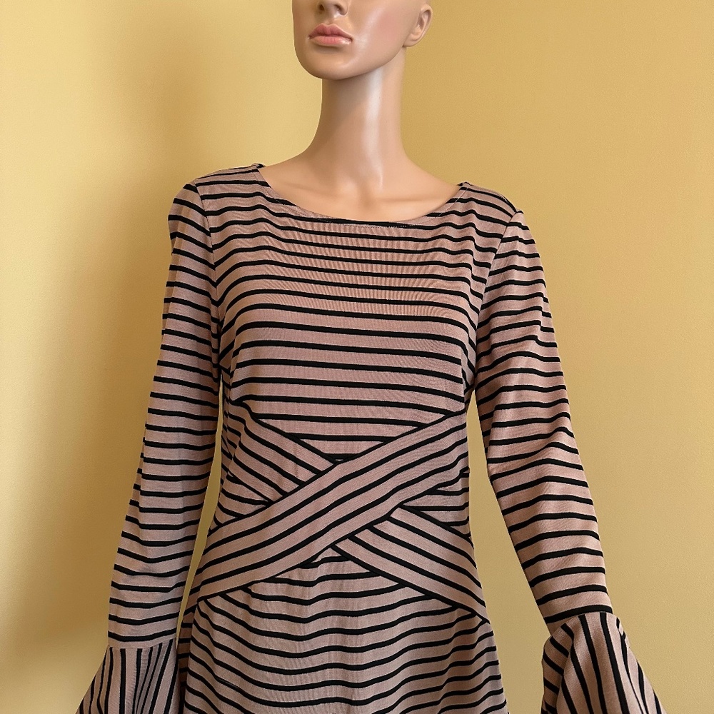 ECI Long Sleeve Striped Tunic, Size L